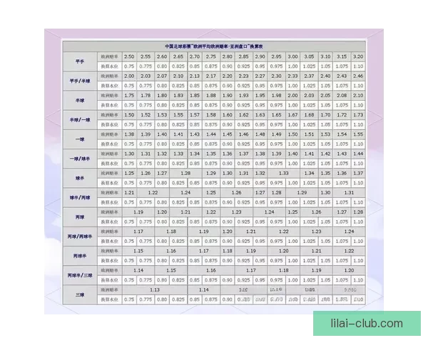 世界杯足球竞猜盘口最新解析与投注技巧全面指南